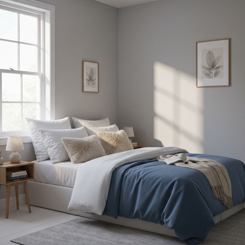 Peaceful bedroom environment